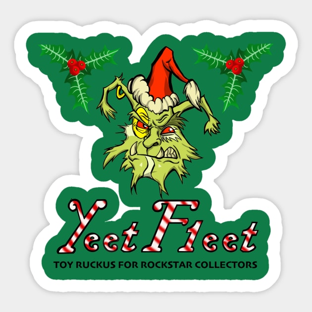 Yeet Santa Sticker by Yeet Fleet